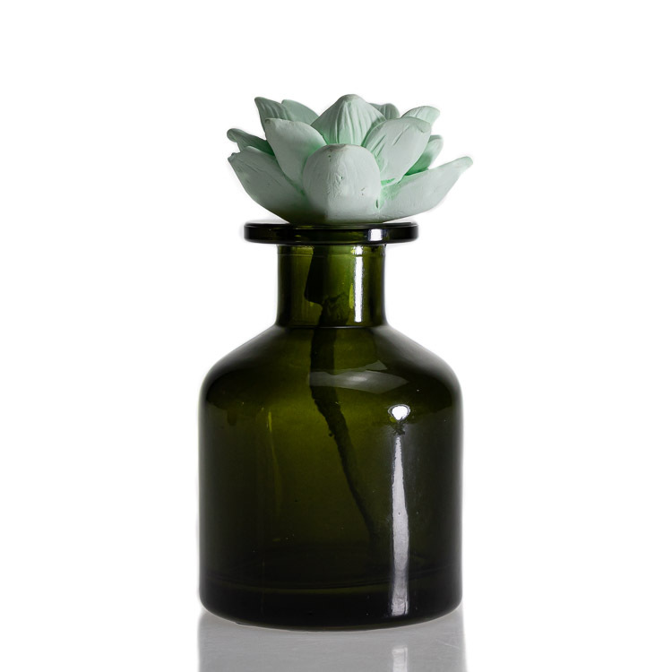DIY flower Arrangement Ornament Bottle 130ml Bayonet Fire-free Aromatherapy Bottle Empty Reed Diffuser Bottle Glass