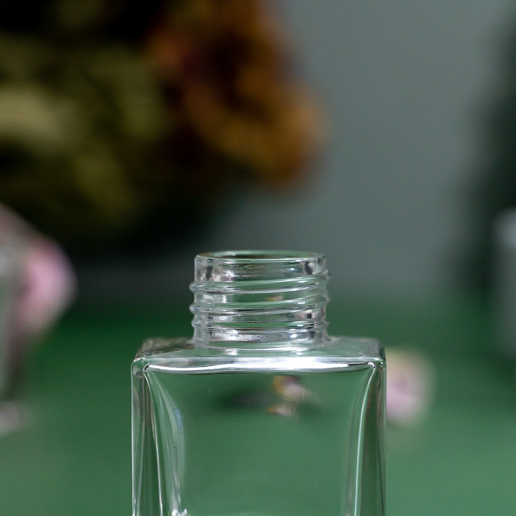 Manufacturers Supply Clear Home Aromatherapy Bottle 250ml Screw Large Mouth Fragrance Diffuser Bottle Glass
