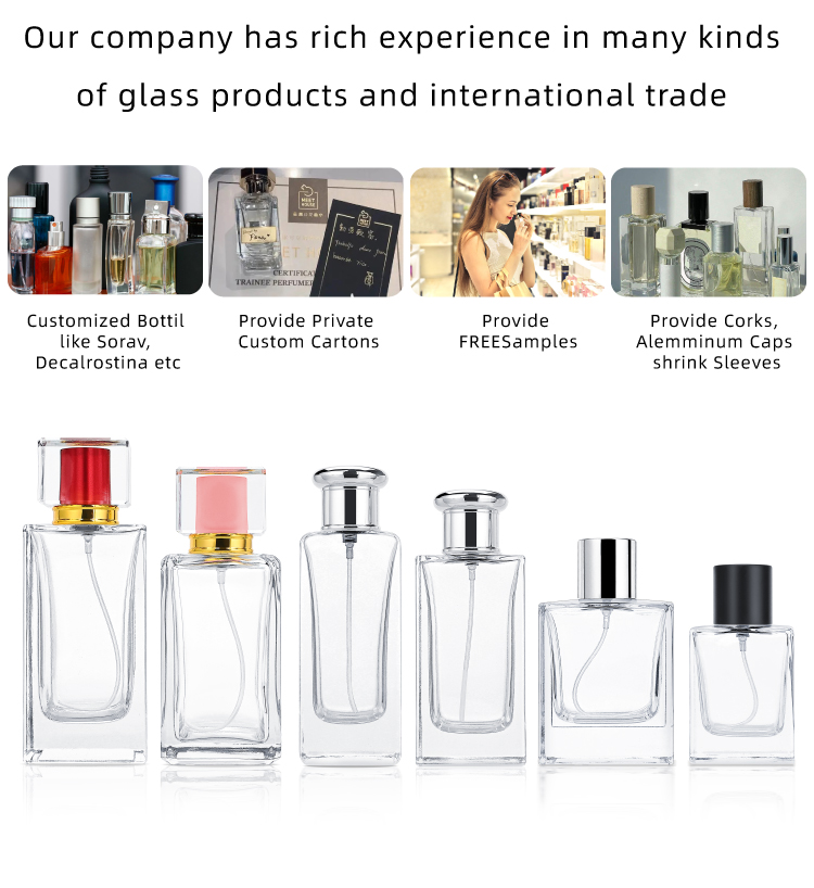 Eco Friendly Refillable Parfum Botl 25ml 50ml 100 ml Vintage Round Custom Empty Glass Perfume Spray Bottle