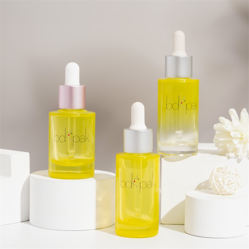 High Quality 30ml 50ml Empty Cosmetics Packaging Containers Essential Oil Dropper Bottle for Skincare