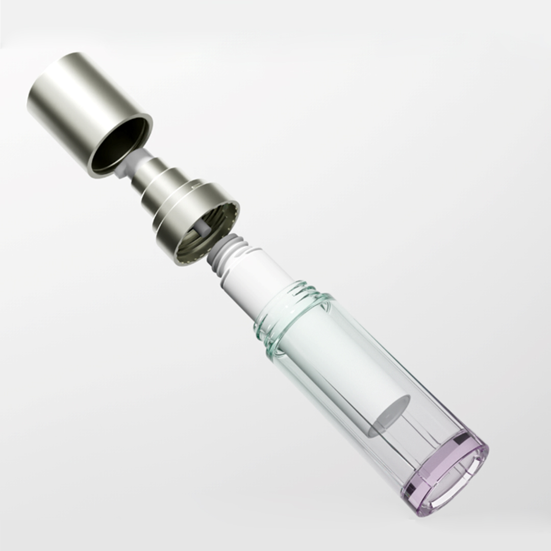 100ml Airless Glass Bottle Refillable