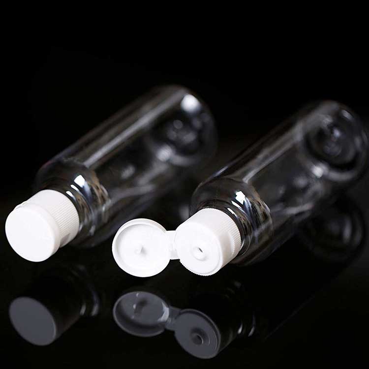 Wholesale White 19MM PPE Flip Top Cap For Plastic Round Cosmetic Bottle
