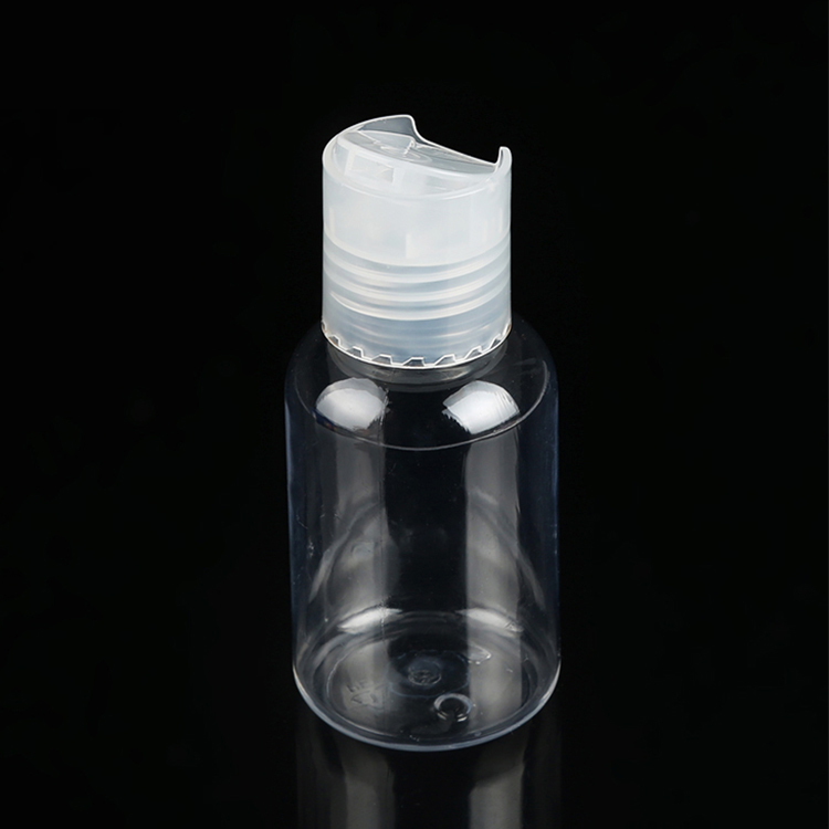 China Manufacturer Bdpak Plastic Flat Bottles Disc PPE Top Caps For 50Ml 100Ml 250Ml Bottles