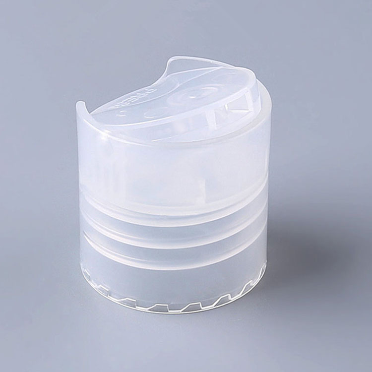 Wholesale BDPAK Smooth Flat Press PE Top Disc Bottle Cap For Clear Plastic Sanitizer Bottle