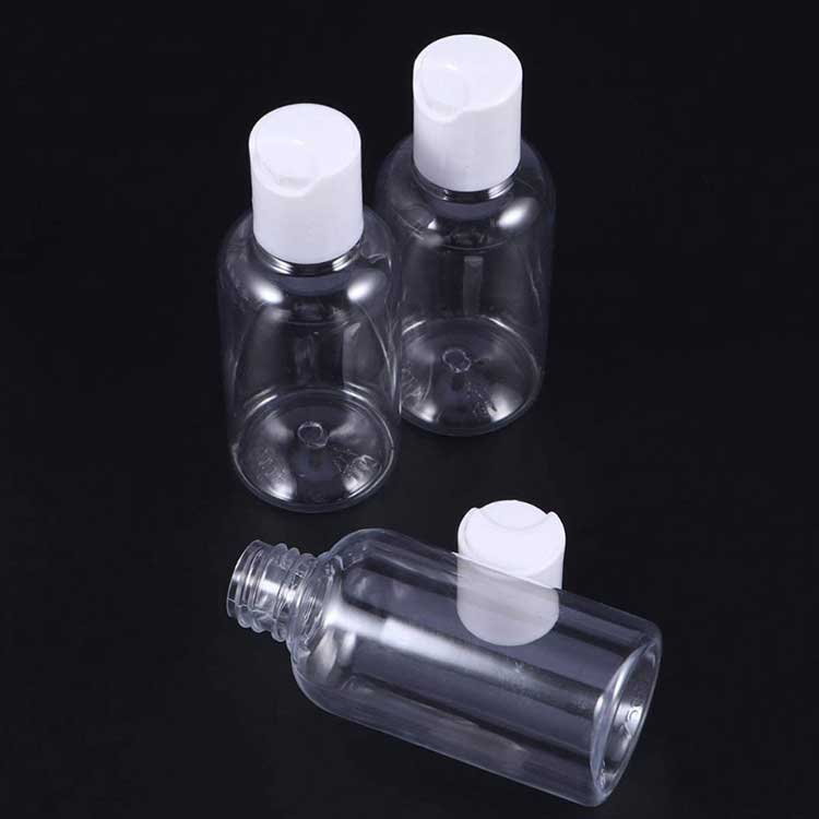 Wholesale BDPAK Smooth Flat Press PE Top Disc Bottle Cap For Clear Plastic Sanitizer Bottle