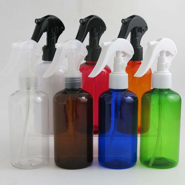Cosmetic Dispenser Hand Wash Liquid Soap Mist Spray Bottle 250ML 500ML 8 oz 16 oz Black Amber Plastic Foam Pump Pet Bottle
