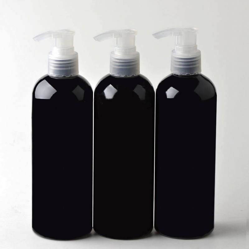 BDPAK Chinese Manufacturer 200Ml 250Ml 300Ml 500Ml 1000ML Custom Logo Plastic Black Cosmetic Empty Shampoo Lotion Pump Bottle