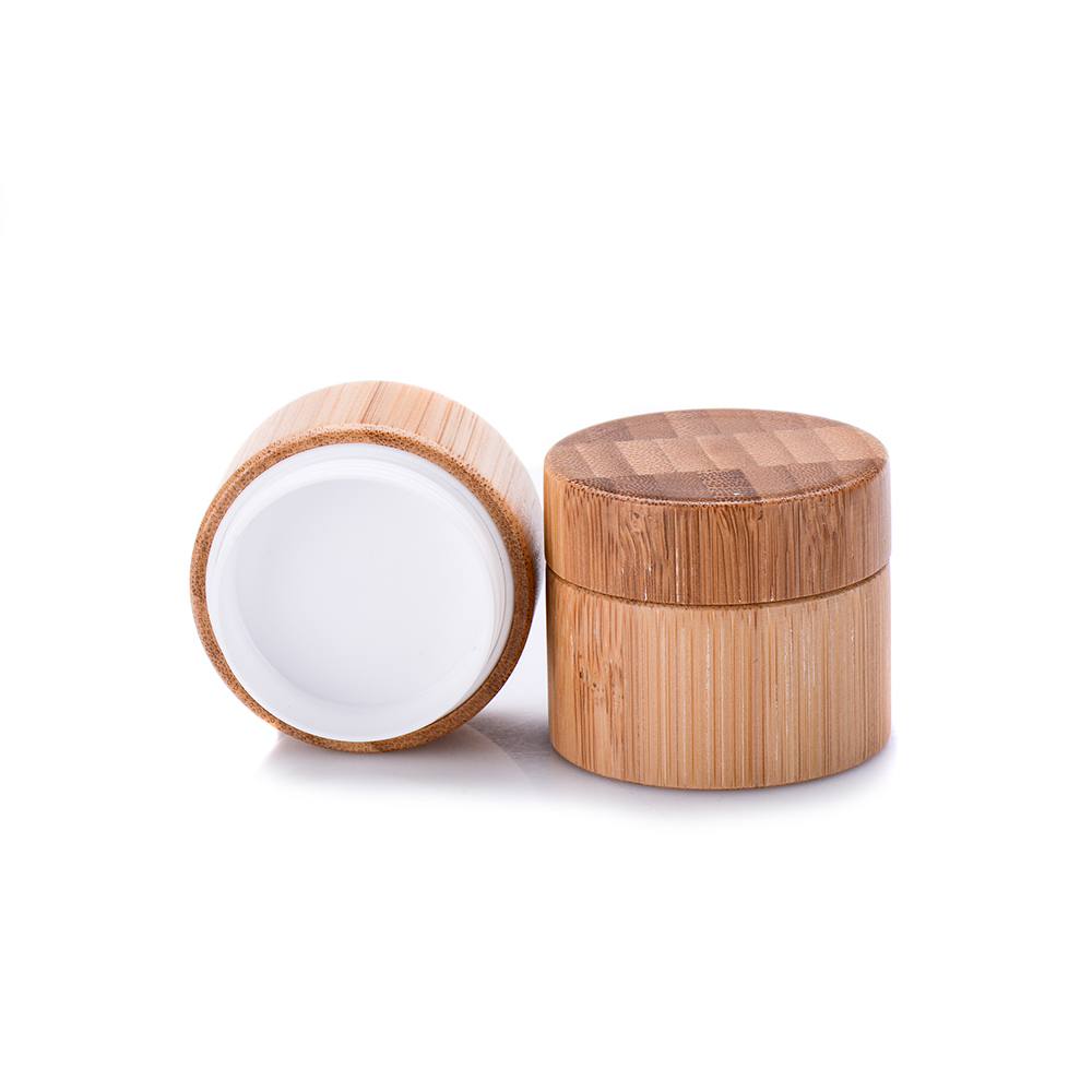 BDPAK Custom Empty Bamboo Cream Cosmetic Jar Container For Face Cream