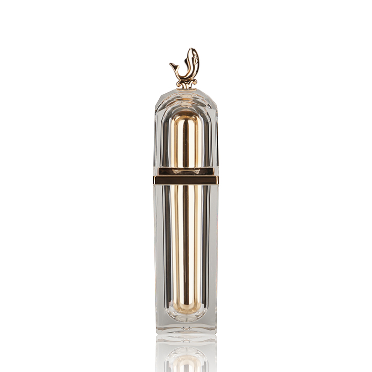 BDPAK Uniquely Designed 100ml Glass Luxury Lotion Bottle with White Pump Head