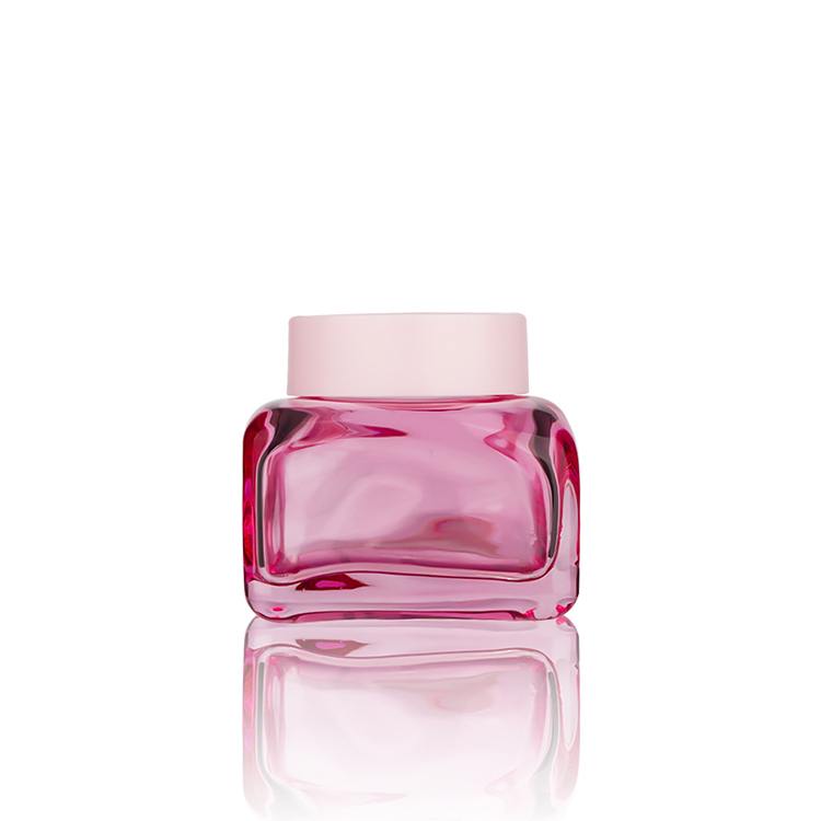 Custom Luxury Glass Cosmetic Cream Jar and Lotion Bottle Series