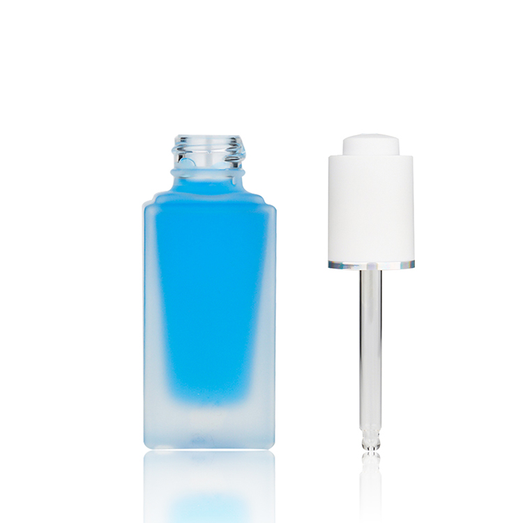 Custom Small Volume Frosted Dropper Bottle for Skin Care
