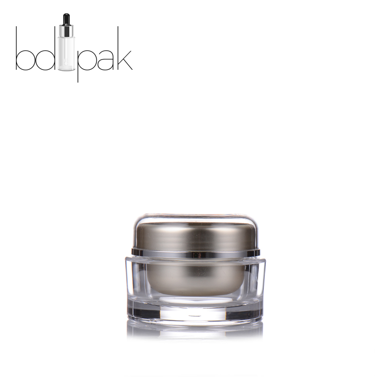 BDPAK Custom Round Acrylic Cosmetic Cream Jar