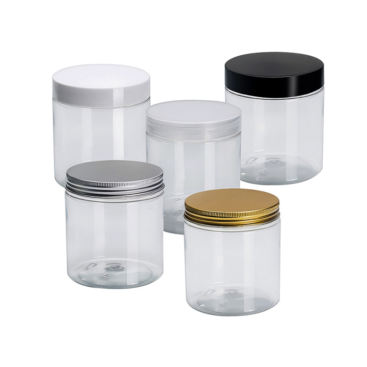 In Stock Custom PET Cream Jar Cosmetic Packaging