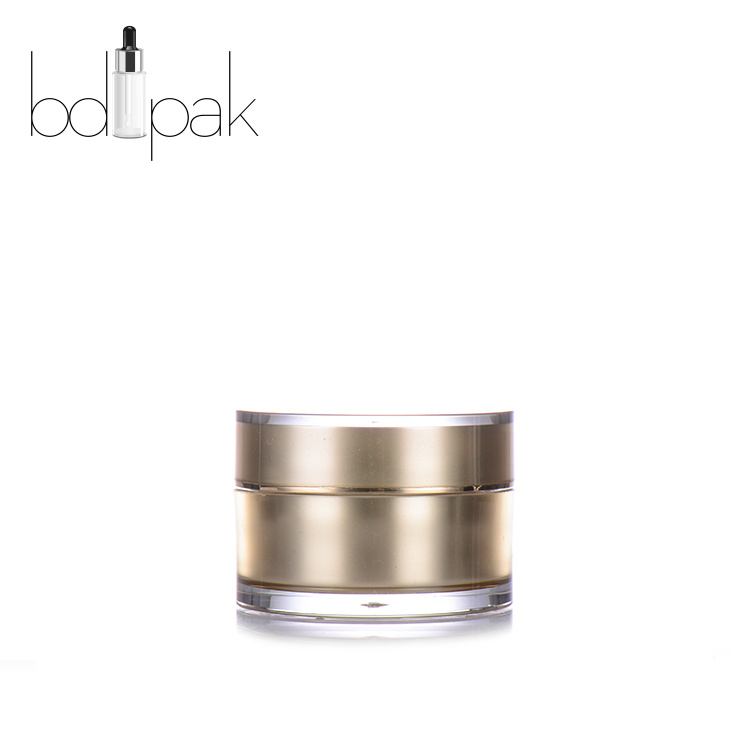 BDPAK Luxury Acrylic Cream Jar 15g/30g/50g For Skin Care