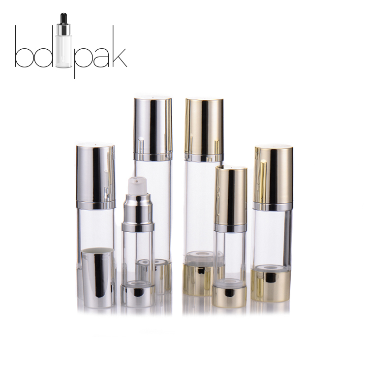 Custom Eco Friendly Airless Pump Bottle Cosmetic Packaging