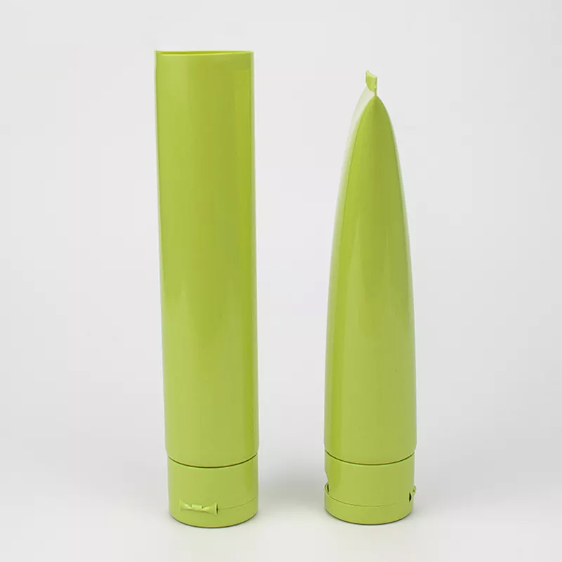 3ml - 400ml Eco Friendly Sugarcane Green PE Biobased Plastic Collapsible Pcr Plastic Tube Packaging for cosmetic