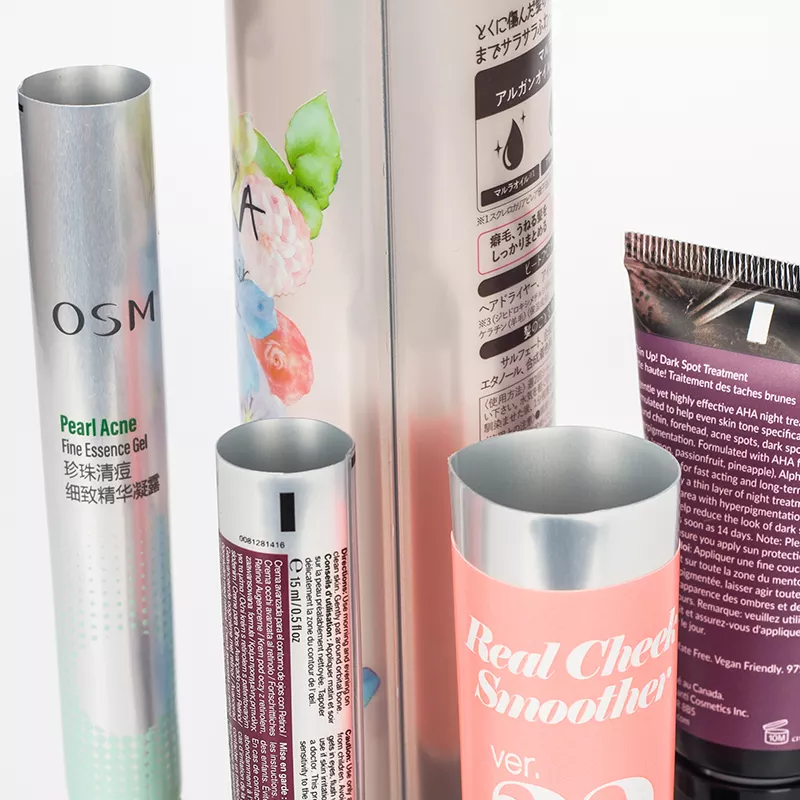 Custom 20ml 30ml 60ml Primer Foundation ABL Aluminum Plastic Cosmetic Tube with Screw Cap for Skin care Packaging