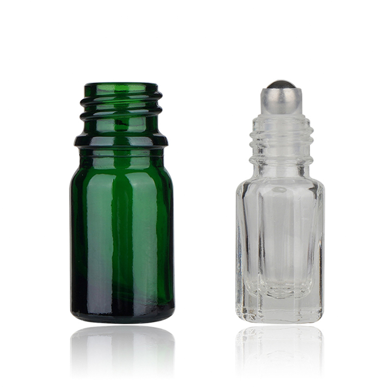 10ml 15ml Travel Small Roll On Bottle Custom Color Essential Oil Glass Roller Perfume Bottle