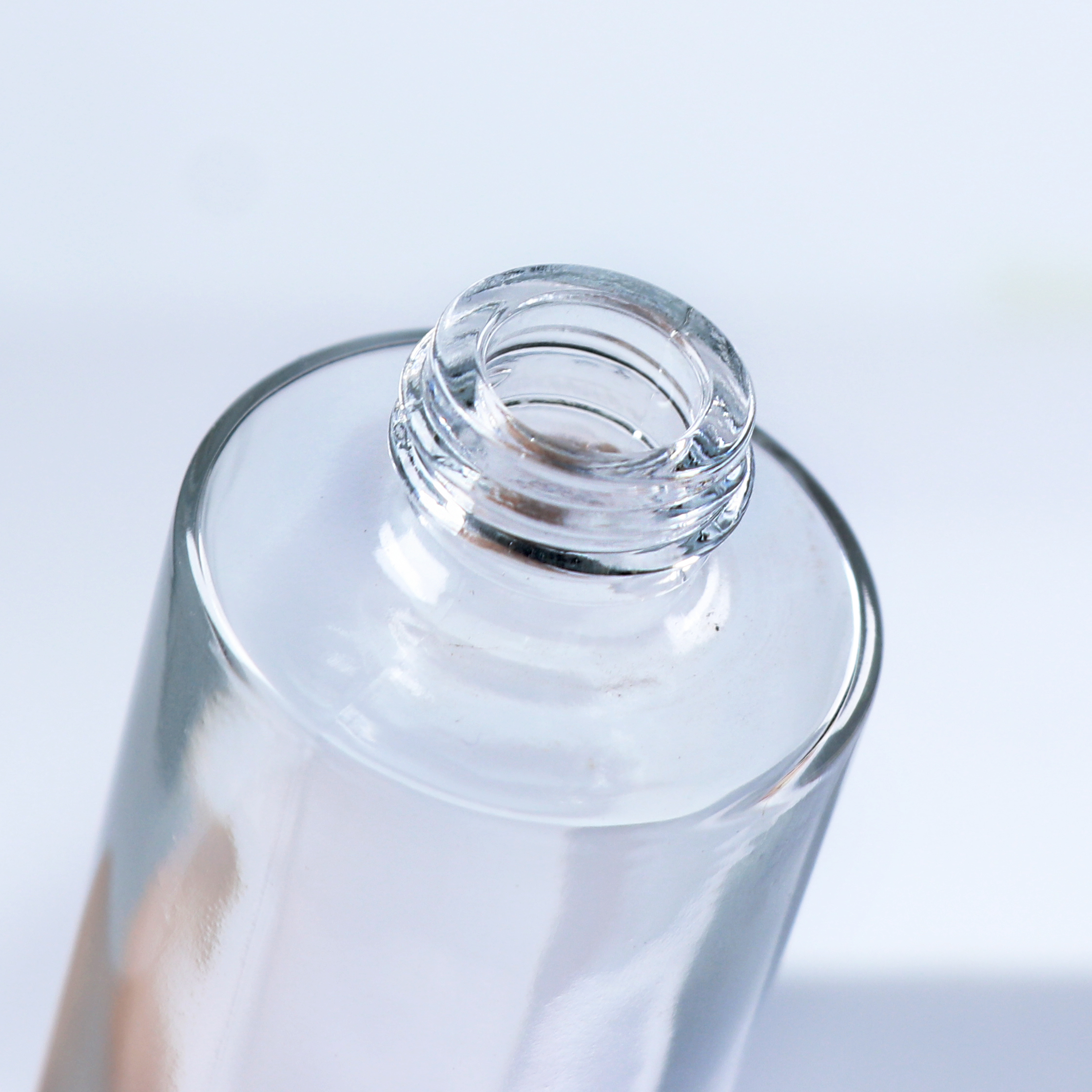 1oz 30ml 20ml 50ml 100ml Flat Shoulder Press button Frosted Empty Essential oil Glass dropper Bottles Cosmetic Serum Bottle