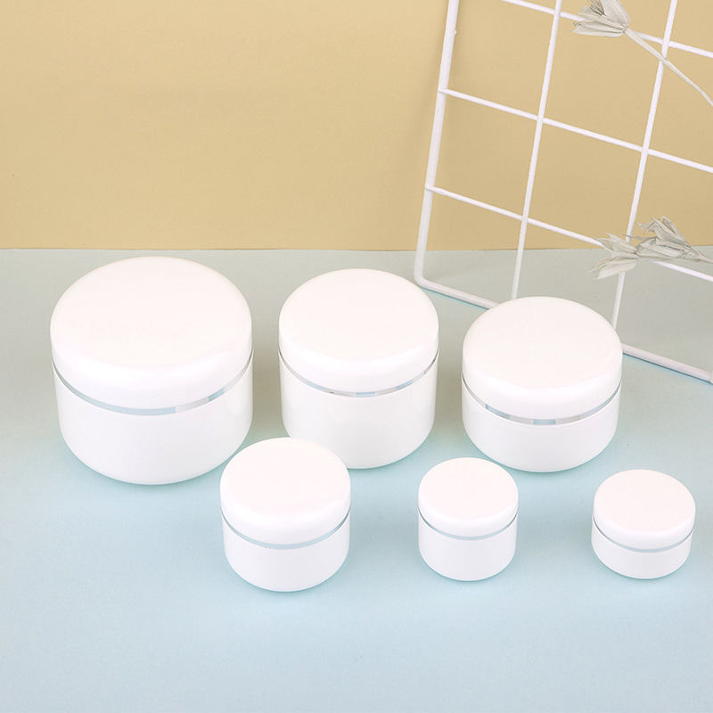 Wholesale 20G 50G 100G 150G 250G White Frosted Plastic PP Jar Face Cream Bottle Body Scrubs Container