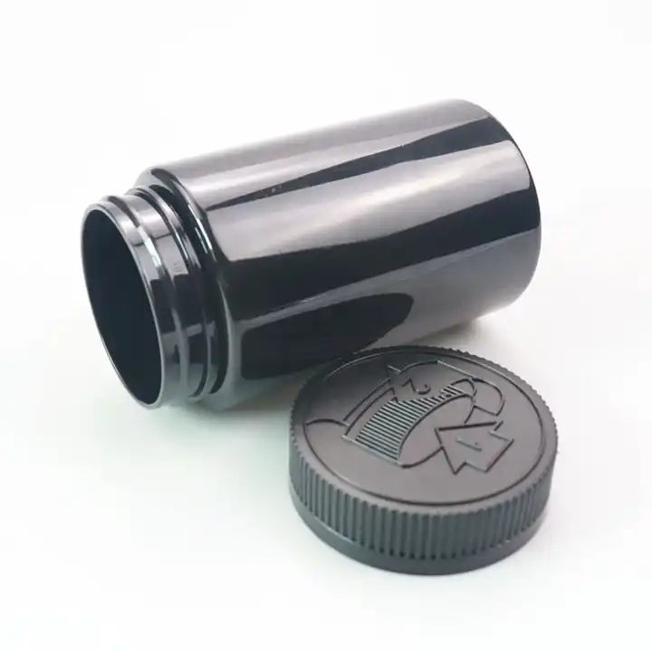 Wholesale 420 White Black Clear Child Resistant Smell Proof Hemp Flower PET Plastic Storage Container pre-rolled Jar