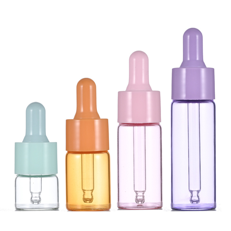Glass Vial with Dropper for Mini Serum oil Sample