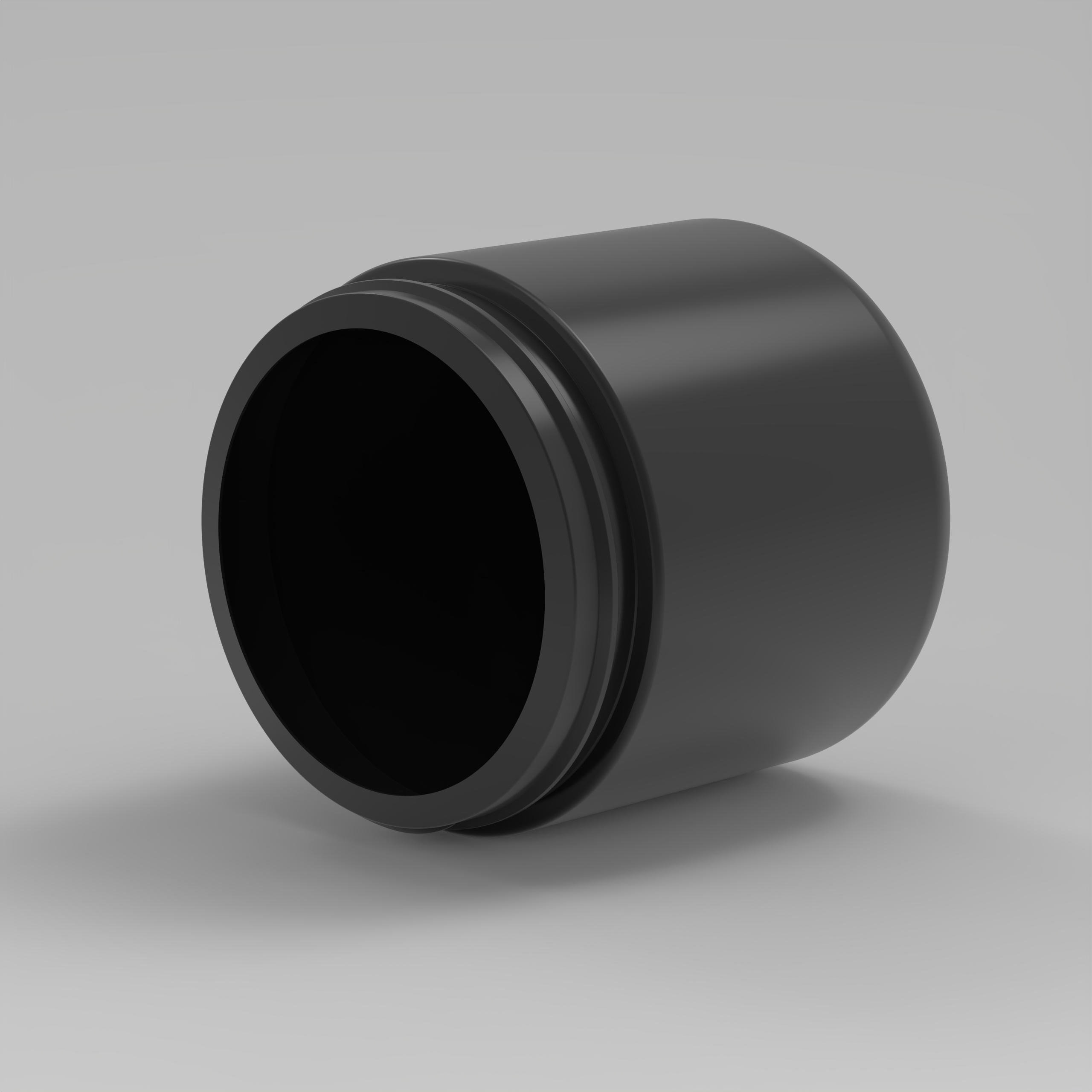 Black 16OZ HDPE Bottle for pet healthcare supplement nutrition packaging