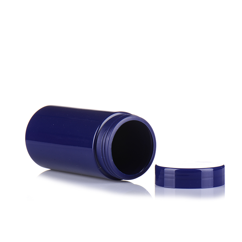 13 oz UV Printing HDPE bottle dark blue