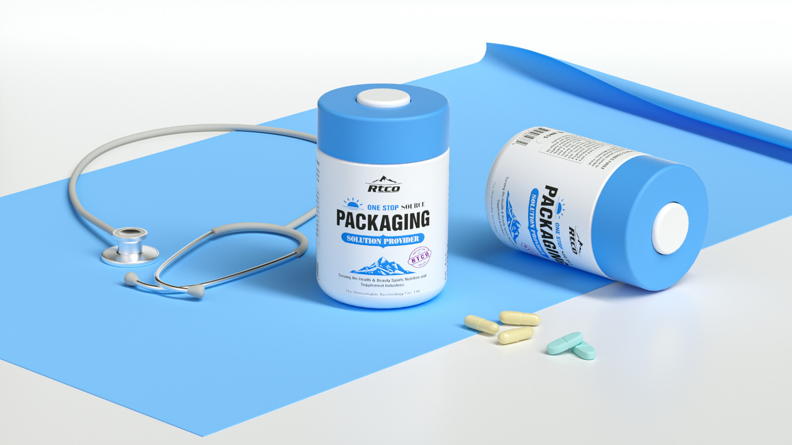 Push-Open Medicine Bottle