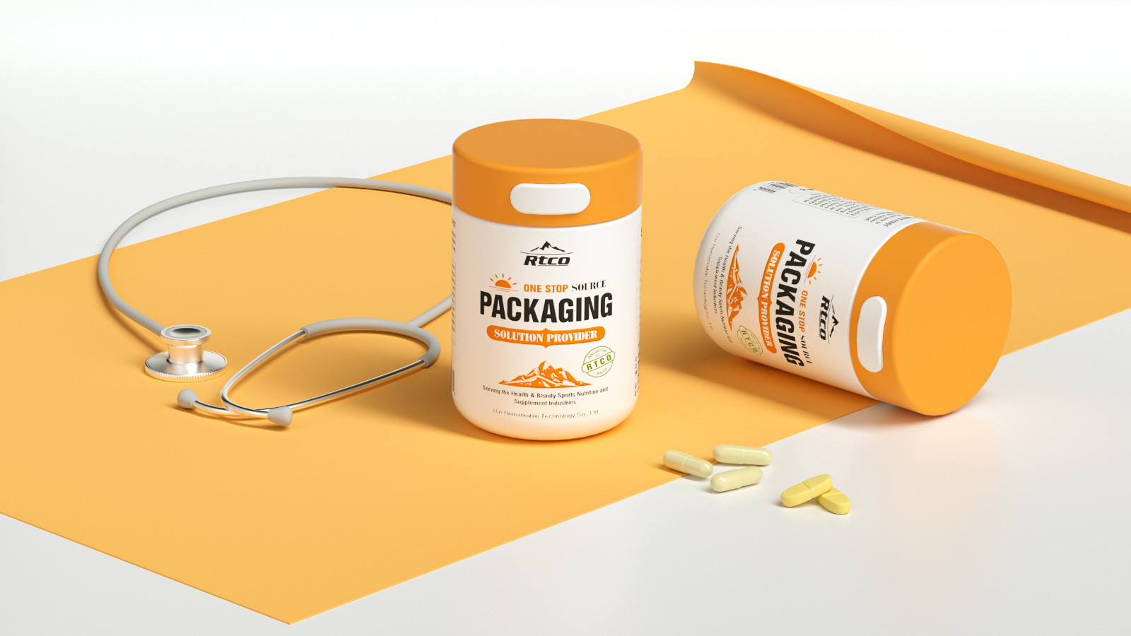 Push-Open Medicine Bottle