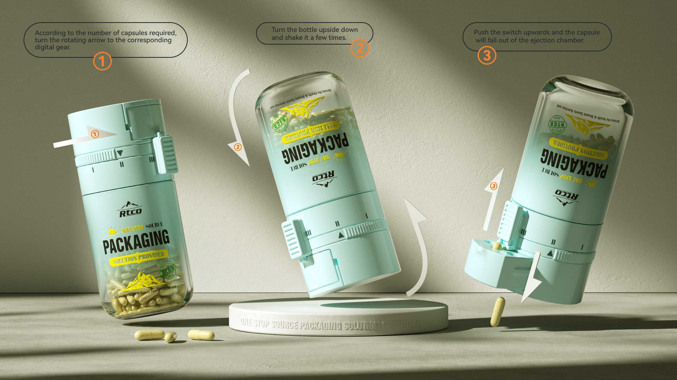 Shift Quantitative Medicine Bottle