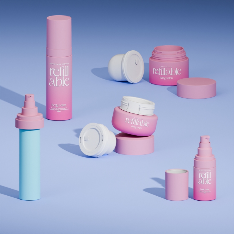 Refillable Glass Airless Pump Bottle Refillable Glass Airless Pump Bottle