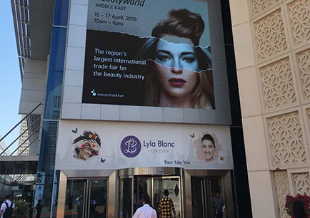 We have took part in Beautyworld Middle East