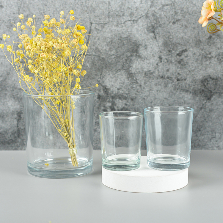 Transparent Round 100Ml Empty Glass Perfume Reed Diffuser Bottle