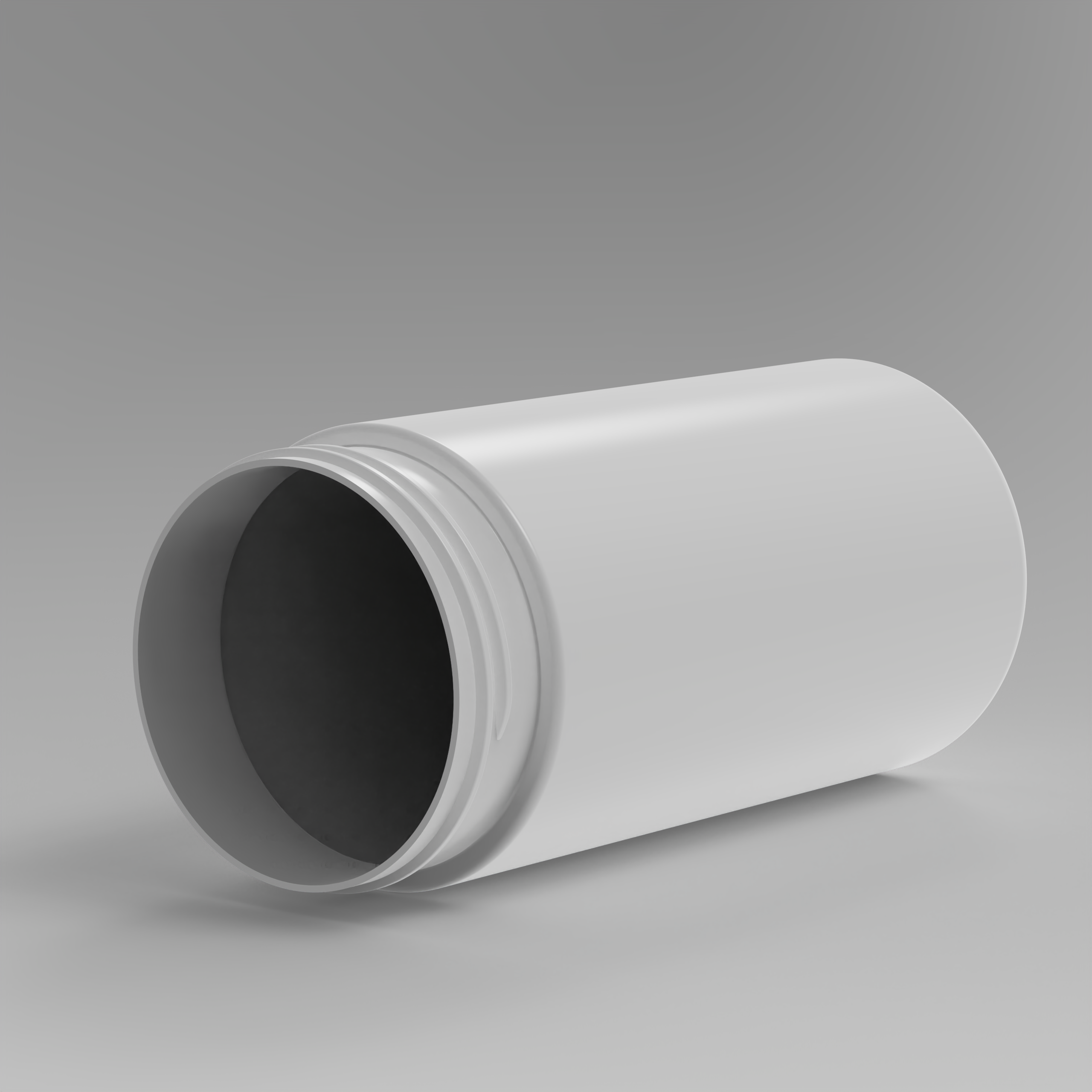 13OZ White Plastic HDPE Bottle for pet supplement healthcare