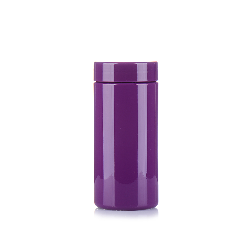 13 oz UV Printing HDPE bottle purple