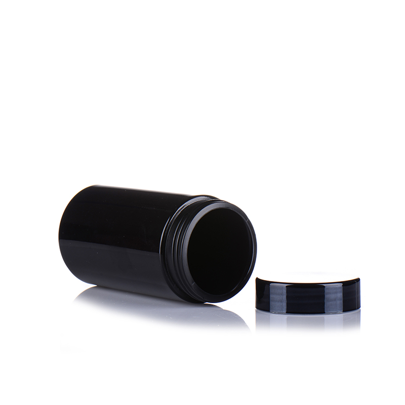 13 oz UV Printing plastic bottle black