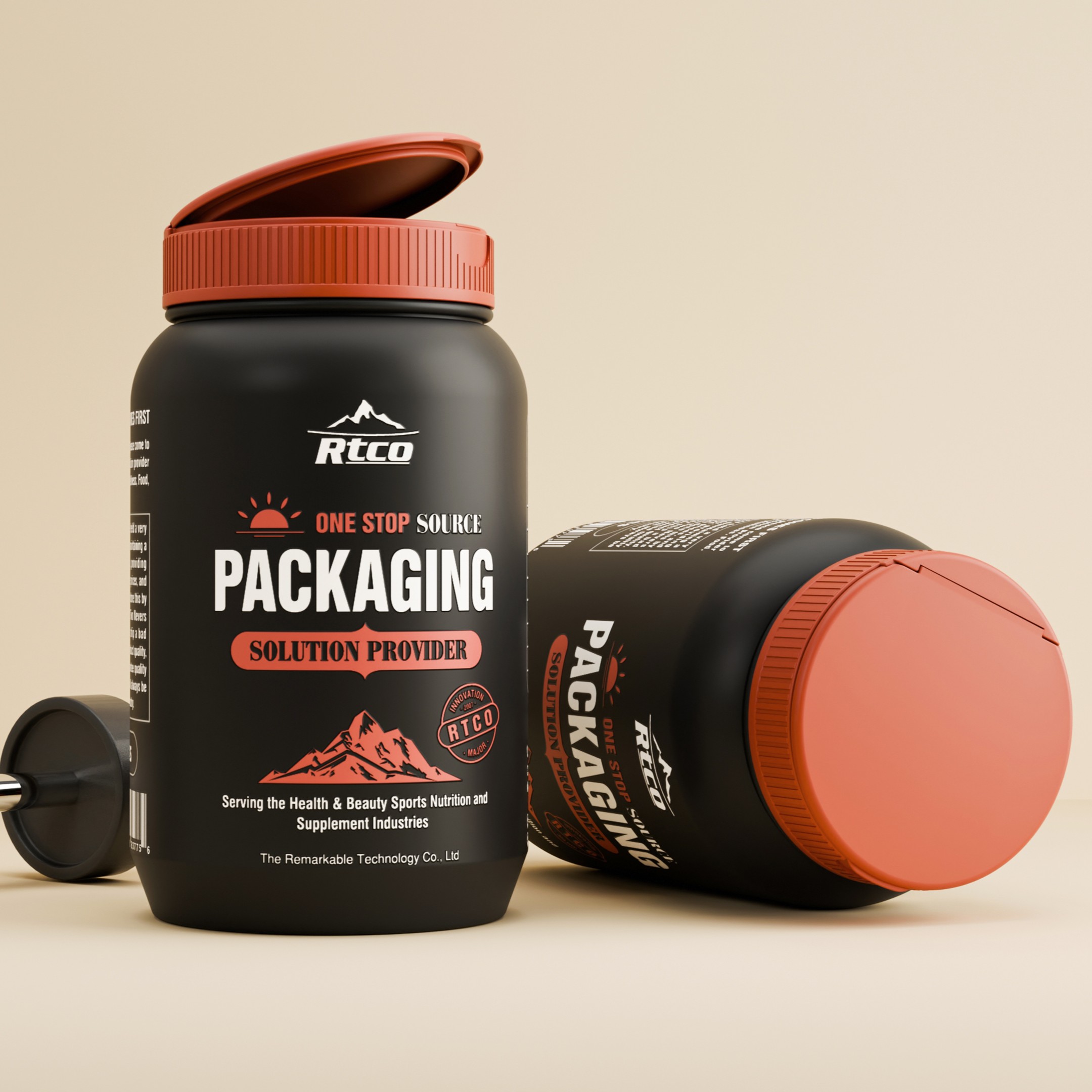 Large Opening Flip Bottle