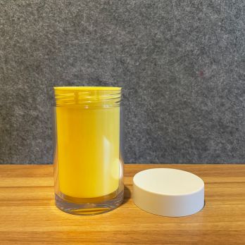 150ml Double PETG Plastic Jar for 60 Capsules