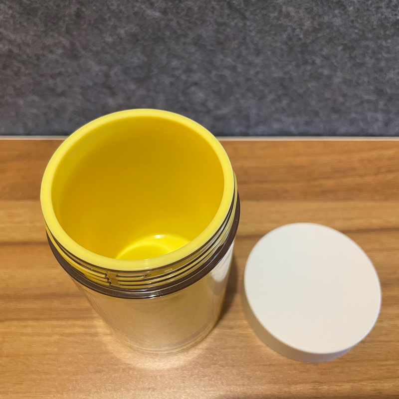 150ml Double PETG Plastic Jar for 60 Capsules