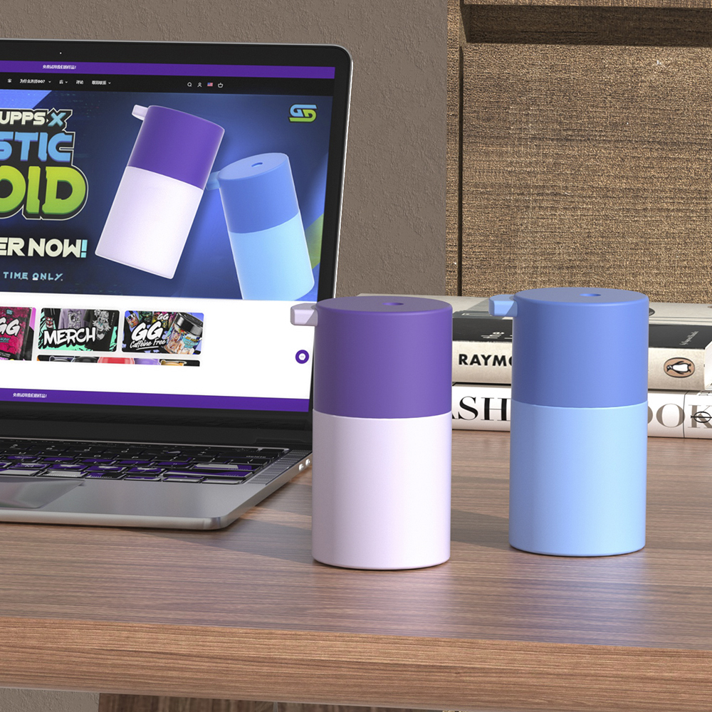 RTCO NEW Design Round Push-to-dispense Powder Plastic Bottle