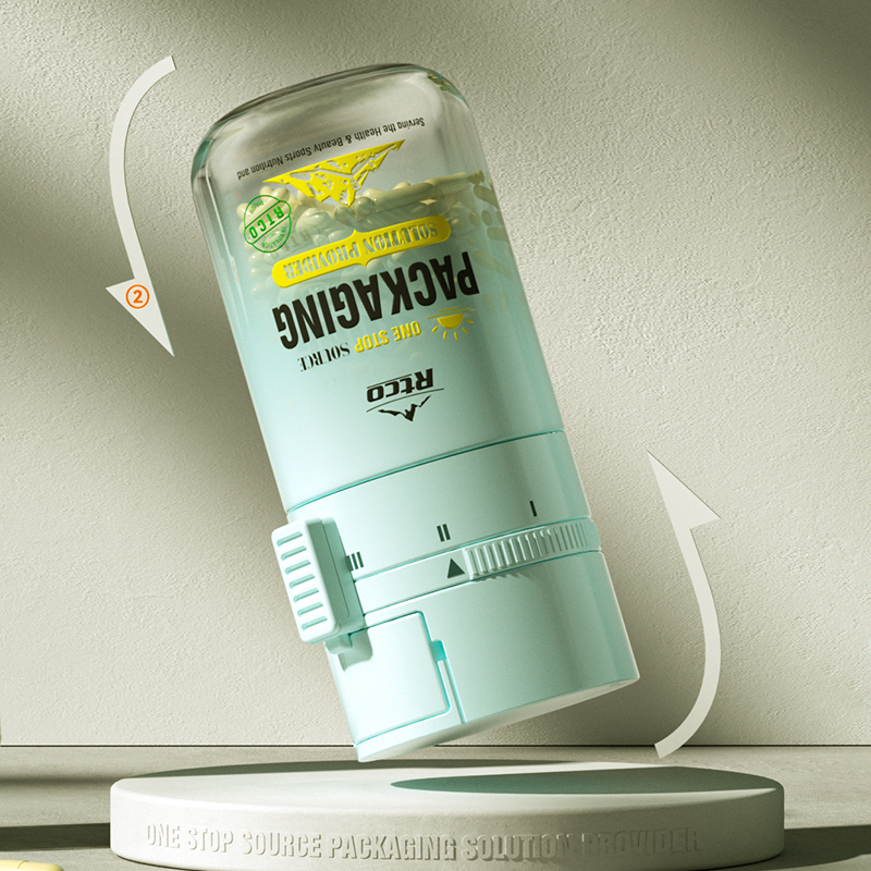 Gear-Shift Dispensing Bottle for Medicine